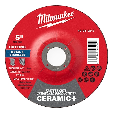 Cut-Off Wheel, 7/8