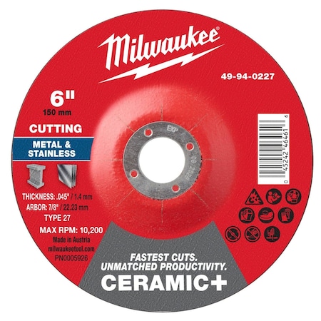 Cut-Off Wheel, 7/8