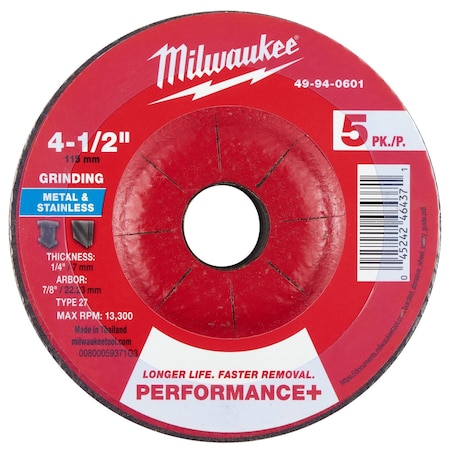 Grinding Wheel, 4 1/2