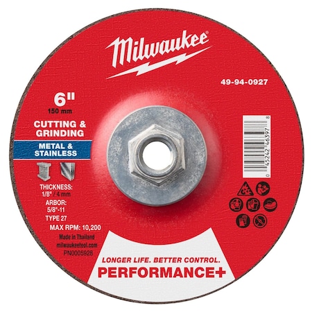 Cut-Off & Grinding Wheel, 7/8