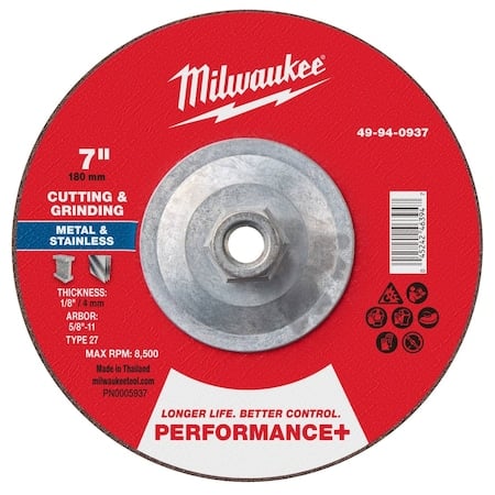 Cut-Off & Grinding Wheel, 7/8