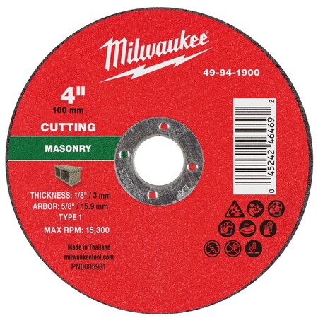 Cut-Off Wheel, 5/8