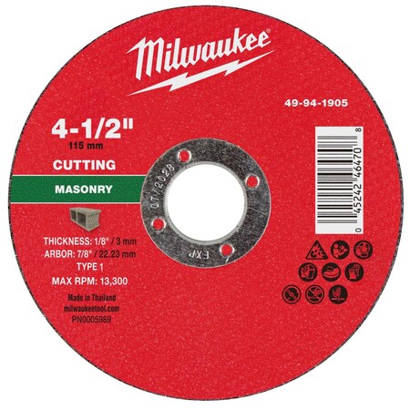 Cut-Off Wheel, 7/8
