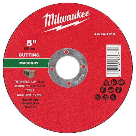 Cut-Off Wheel, 7/8