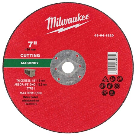 Cut-Off Wheel, 5/8