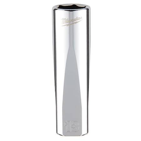 3/8 in. Drive 13mm Metric 6-Point Deep Socket with FOUR FLAT Sides MPN:45-34-0013