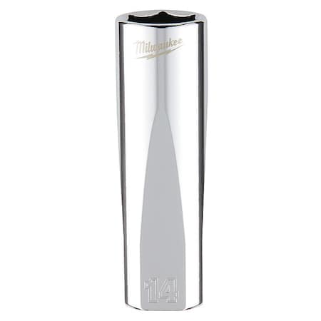 3/8 in. Drive 14mm Metric 6-Point Deep Socket with FOUR FLAT Sides MPN:45-34-0014