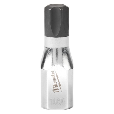 Socket, S2Stl, T60, Torx, Chrm, 0.375in MPN:45-34-1019