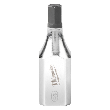 Socket, S2Stl, 6mm, Hex, Chrm, 0.375in MPN:45-34-1052