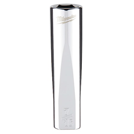 3/8 in. Drive 7/16 in. SAE 6-Point Deep Socket with FOUR FLAT Sides MPN:45-34-4375