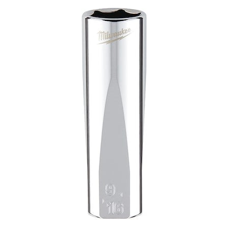 3/8 in. Drive 9/16 in. SAE 6-Point Deep Socket with FOUR FLAT Sides MPN:45-34-5625