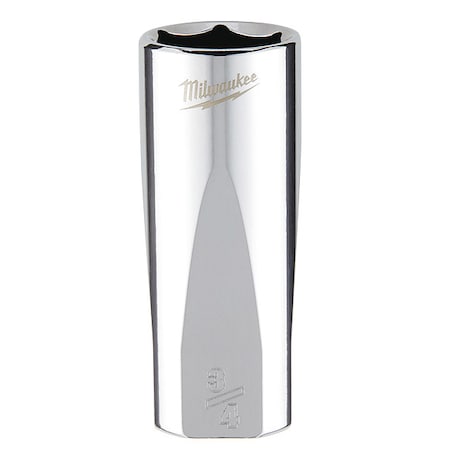 3/8 in. Drive 3/4 in. SAE 6-Point Deep Socket with FOUR FLAT Sides MPN:45-34-7500