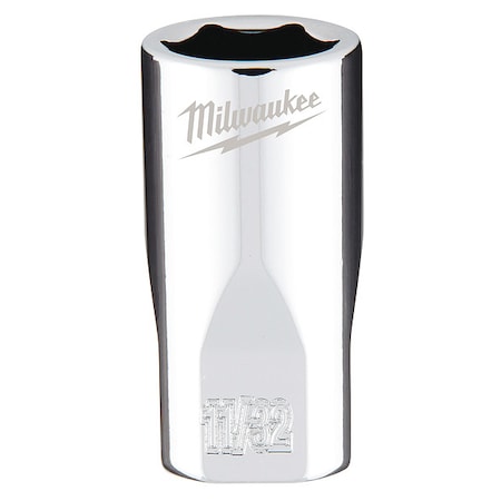 1/4 in. Drive 11/32 in. SAE 6-Point Socket with FOUR FLAT Sides MPN:45-34-9006