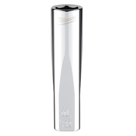 1/4 in. Drive 11/32 in. SAE 6-Point Deep Socket with FOUR FLAT Sides MPN:45-34-9017