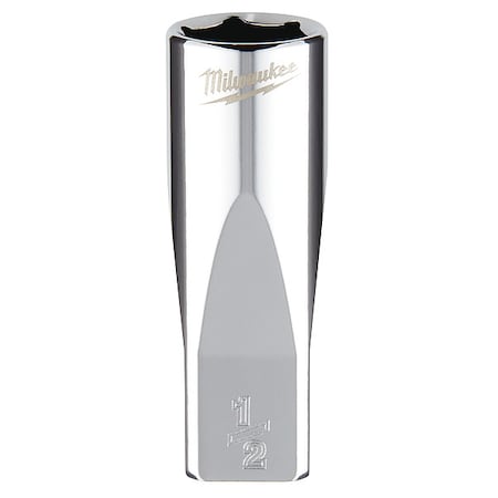1/4 in. Drive 1/2 in. SAE 6-Point Deep Socket with FOUR FLAT Sides MPN:45-34-9020
