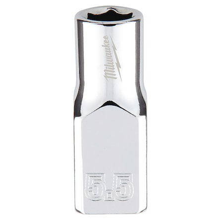 1/4 in. Drive 5.5mm Metric 6-Point Socket with FOUR FLAT Sides MPN:45-34-9031