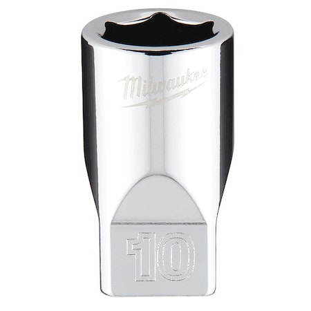 1/4 in. Drive 10mm Metric 6-Point Socket with FOUR FLAT Sides MPN:45-34-9036