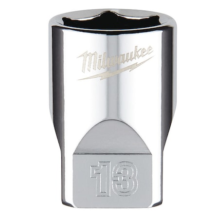 1/4 in. Drive 13mm Metric 6-Point Socket with FOUR FLAT Sides MPN:45-34-9039