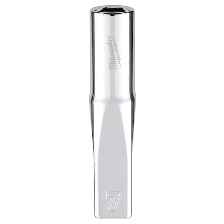1/4 in. Drive 7mm Metric 6-Point Deep Socket with FOUR FLAT Sides MPN:45-34-9045