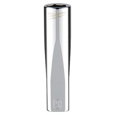 1/4 in. Drive 9mm Metric 6-Point Deep Socket with FOUR FLAT Sides MPN:45-34-9047