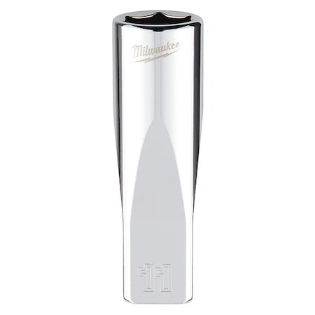 1/4 in. Drive 11mm Metric 6-Point Deep Socket with FOUR FLAT Sides MPN:45-34-9049