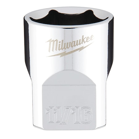 3/8 in. Drive 11/16 in. SAE 6-Point Socket with FOUR FLAT Sides MPN:45-34-9067