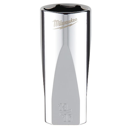 3/8 in. Drive 13/16 in. SAE 6-Point Deep Socket with FOUR FLAT Sides MPN:45-34-9074