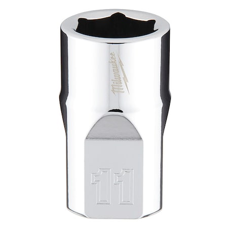3/8 in. Drive 11mm Metric 6-Point Socket with FOUR FLAT Sides MPN:45-34-9081