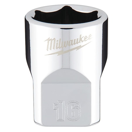 3/8 in. Drive 16mm Metric 6-Point Socket with FOUR FLAT Sides MPN:45-34-9086