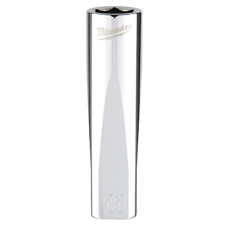 3/8 in. Drive 11mm Metric 6-Point Deep Socket with FOUR FLAT Sides MPN:45-34-9094
