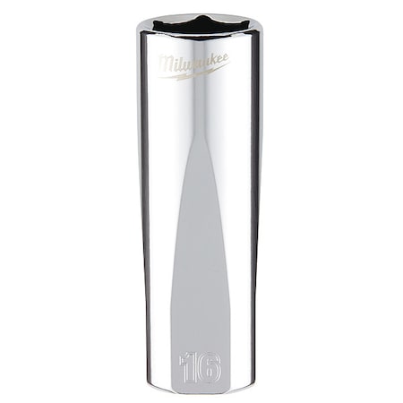 3/8 in. Drive 16mm Metric 6-Point Deep Socket with FOUR FLAT Sides MPN:45-34-9095