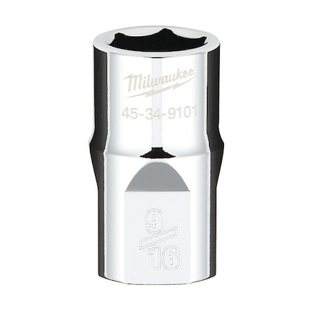 1/2 in. Drive 9/16 in. SAE 6-Point Socket with FOUR FLAT Sides MPN:45-34-9101