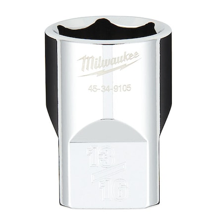 1/2 in. Drive 13/16 in. SAE 6-Point Socket with FOUR FLAT Sides MPN:45-34-9105