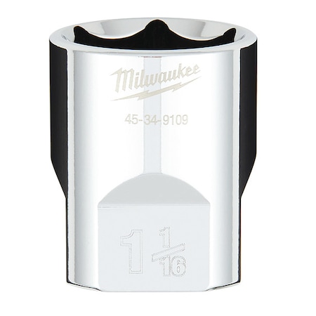 1/2 in. Drive 1-1/16 in. SAE 6-Point Socket with FOUR FLAT Sides MPN:45-34-9109
