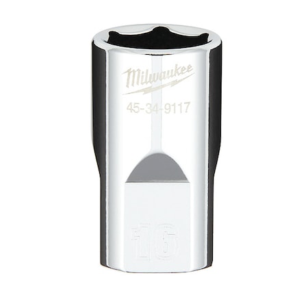 1/2 in. Drive 16mm Metric 6-Point Socket with FOUR FLAT Sides MPN:45-34-9117