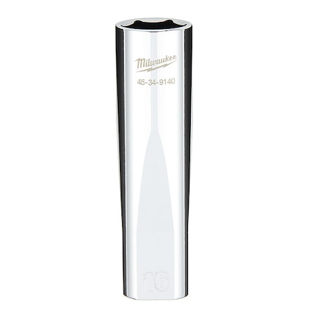 1/2 in. Drive 16mm Metric 6-Point Deep Socket with FOUR FLAT Sides MPN:45-34-9140