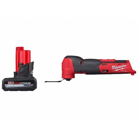 M12 FUEL Oscillating Multi-Tool + M12 HIGH OUTPUT XC5.0 Battery Pack MPN:48-11-2450, 2526-20