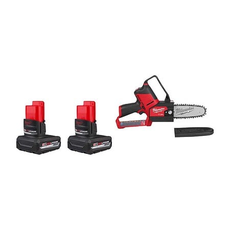 M12 HO XC5.0Battery 2PK+M12 FUEL HATCHET MPN:48-11-2450, 48-11-2450, 2527-20