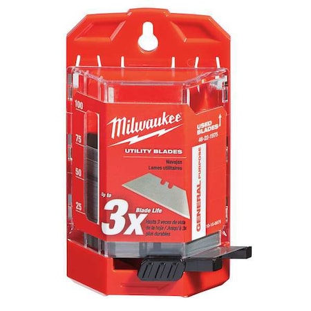 General Purpose Utility Blades w/ Dispenser, PK75 MPN:48-22-1975