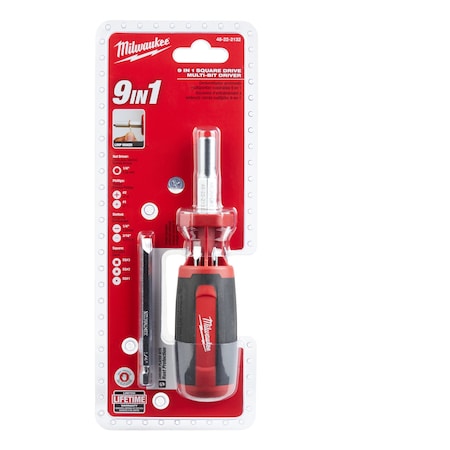 9-in-1 Square Drive Multi-bit Driver MPN:48-22-2132
