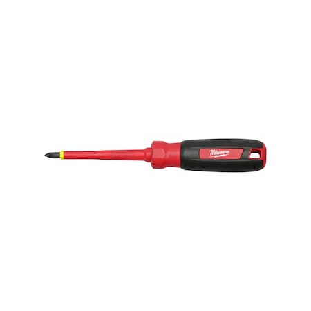 4 in. No 2 Phillips 1000 Volt Insulated Screwdriver MPN:48-22-2212