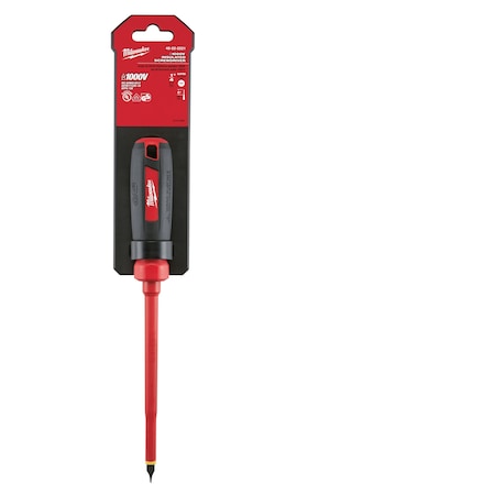 1/4 in. x 6 in. Slotted 1000 Volt Insulated Screwdriver MPN:48-22-2221