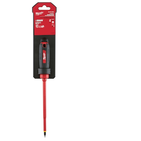 3/16 in. x 6 in. Cabinet 1000 Volt Insulated Screwdriver MPN:48-22-2232