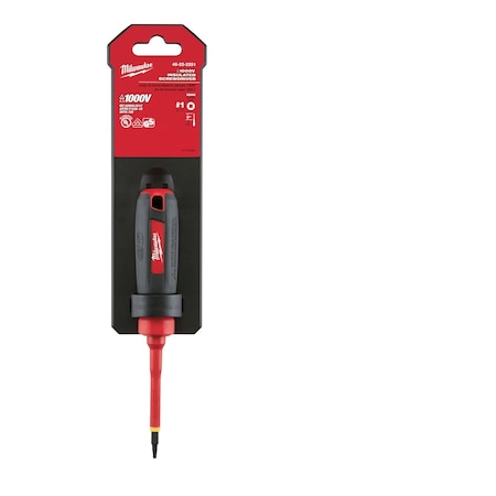 3 in. No 1 Square 1000 Volt Insulated Screwdriver MPN:48-22-2251
