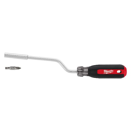 Multi-Bit Screwdriver, Chrome Metal, 2 pcs MPN:48-22-2916