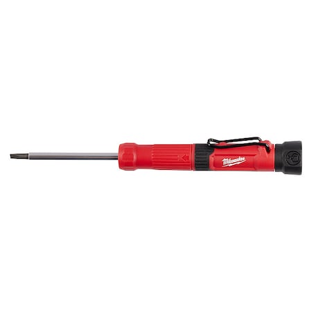 Multi-Bit Screwdriver, Chrome Metal, 4 pcs MPN:48-22-2932