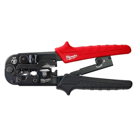 Ratcheting Pass-Through Crimper & Wire Stripper MPN:48-22-3074
