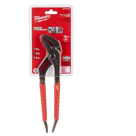 10 in Straight Jaw Tongue and Groove Plier, Serrated MPN:48-22-6310