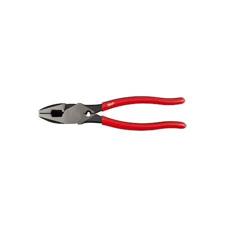9 in Linemans Plier High Leverage w/ Wire Crimper, Steel MPN:48-22-6500