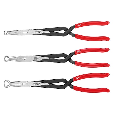 3 pc. Long Reach Hose Grip Pliers Set MPN:48-22-6563